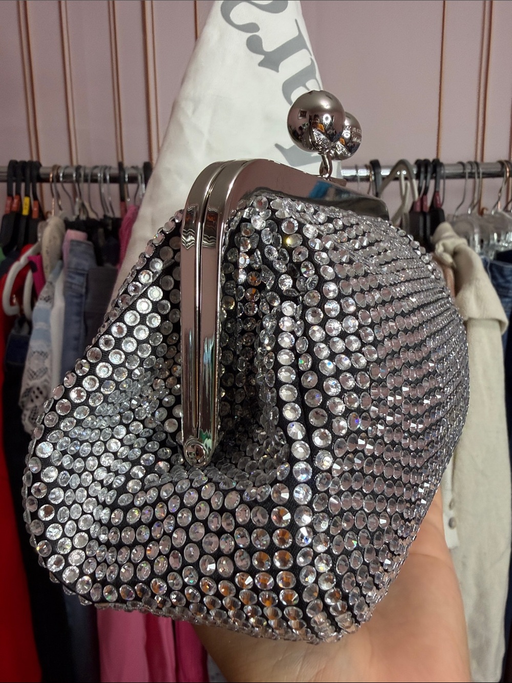 Weekend Max Mara Eliche Small Pasticcino Bag With Crystals - Picture 3 of 11